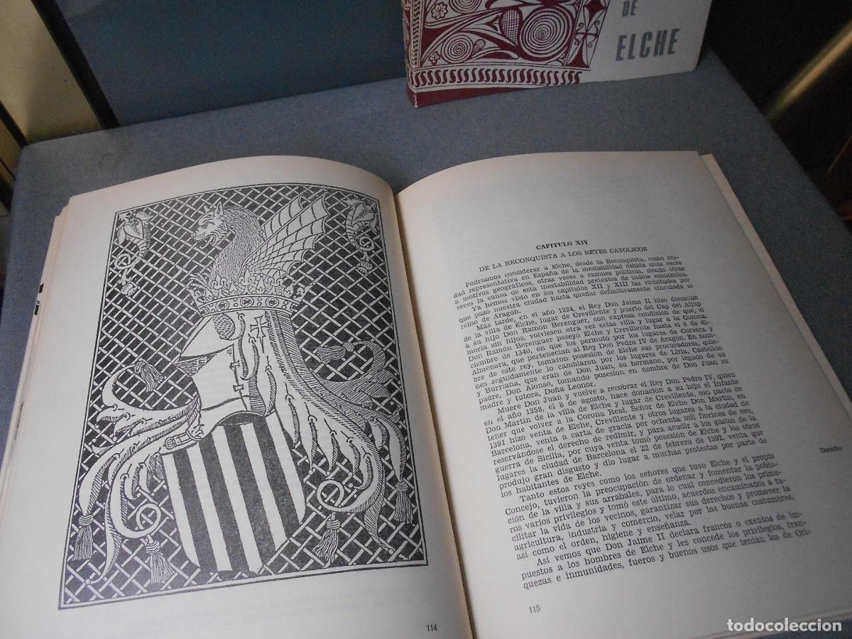 Libros de segunda mano: HISTORIA DE ELCHE. DOS TOMOS. - Foto 6