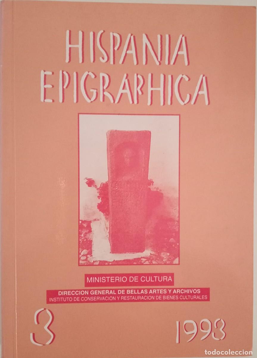 Livres d'occasion: HISPANIA EPIGRAFICA 3 1993