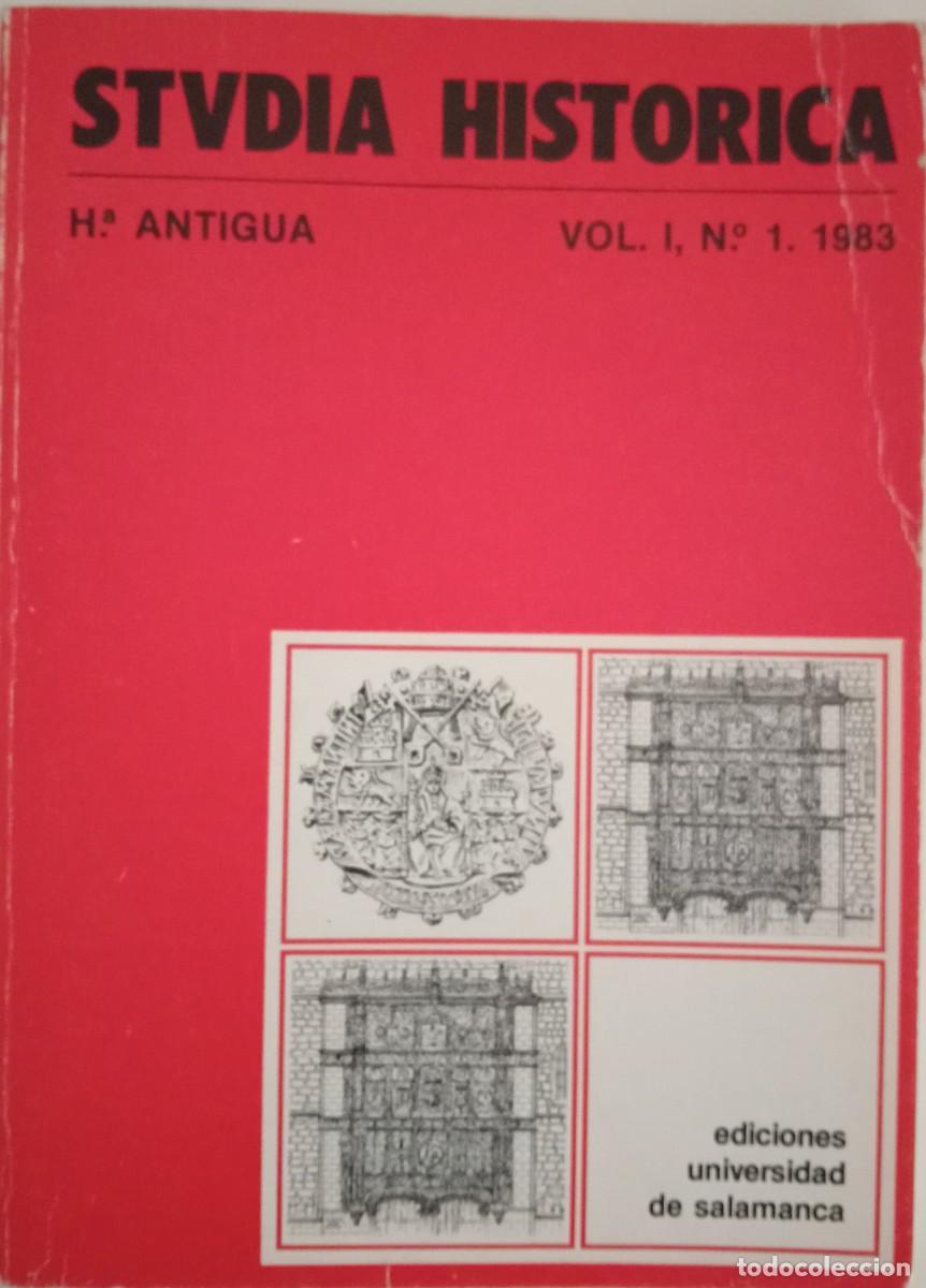 Second hand books: STUDIA HIST&Oacute;RICA VOL 1 N&ordm; 1 1983