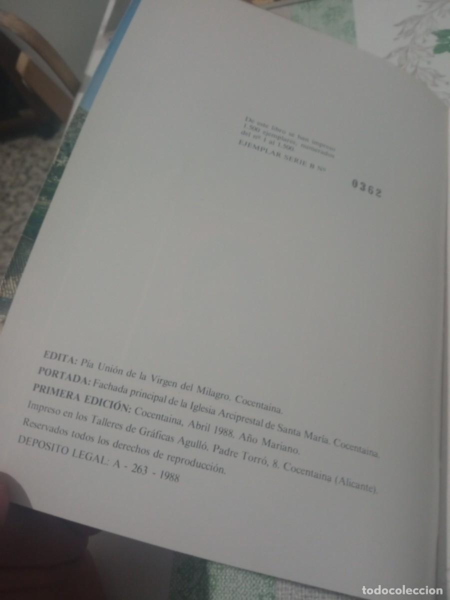 Libros de segunda mano: Libro Cocentaina 1a edici&oacute;n 1988 - Foto 4