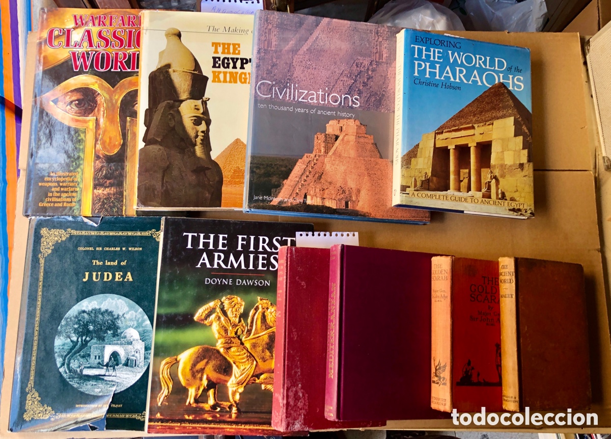 Second hand books: EGIPTOL&Oacute;GIA-LOTE DE 46 LIBROS EN INGLES.