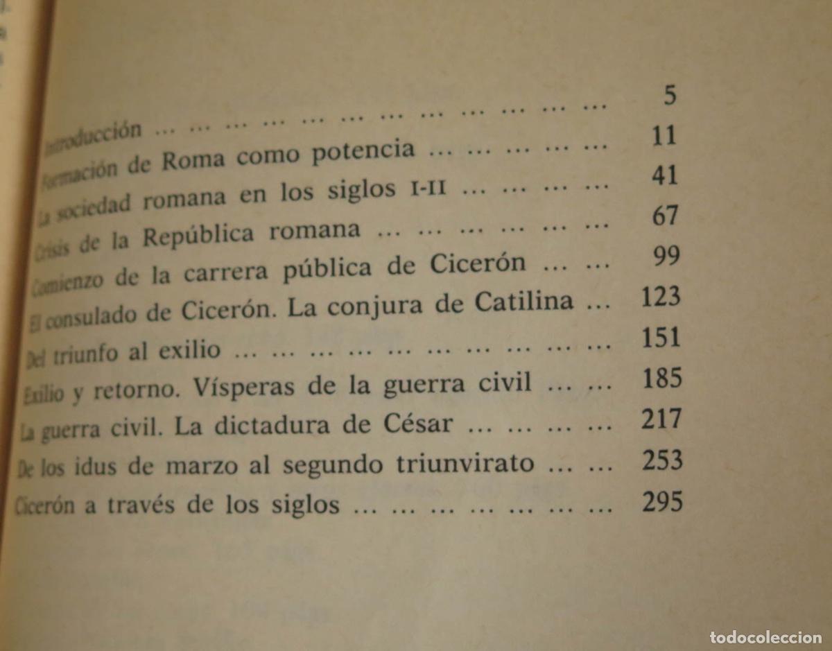 Libros de segunda mano: CICER&Oacute;N Y SU TIEMPO. UTCHENKO - Foto 2