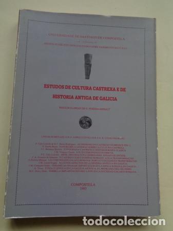 Libros de segunda mano: Estudos de cultura castrexa e de historia antiga de Galicia
