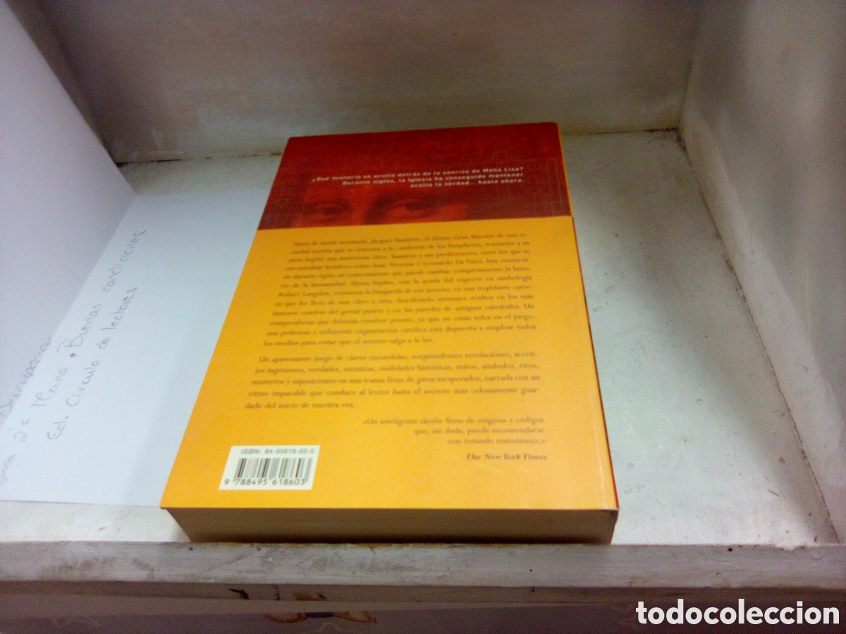 Libros de segunda mano: El c&oacute;digo da Vinci. Dan Brown - Foto 2