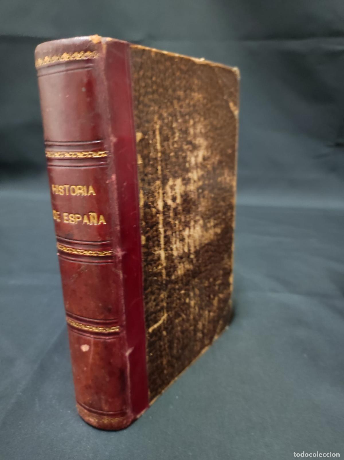 Second hand books: HISTORIA DE ESPA&Ntilde;A - Curso elemental - Ramon Lopez de Vicu&ntilde;a - 1893 (IB5210BP)