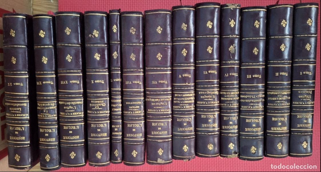 Gebrauchte B&uuml;cher: HISTOIRE DE L&acute;EGLISE DEPUIS LES ORIGINES JUSQUA NOS JOURS. TOMO I, II, III, IV, V, VI, VII, VIII, IX