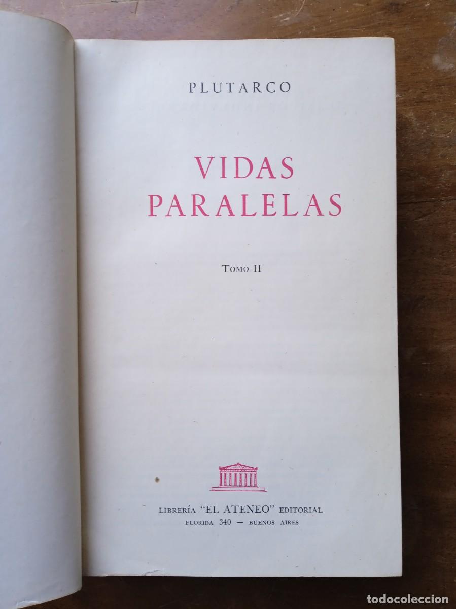 Libros de segunda mano: Plutarco Vidas paralelas - Foto 3