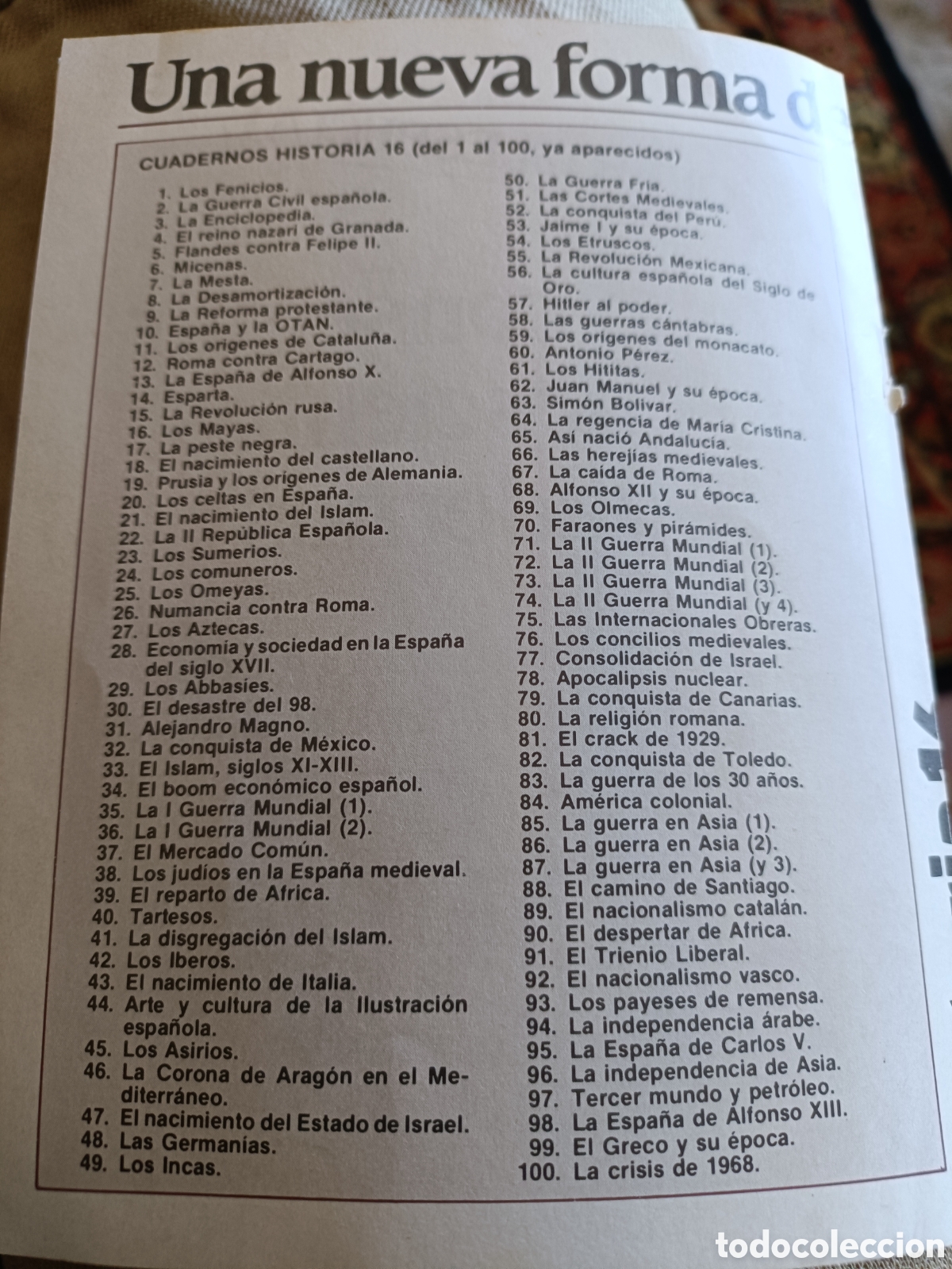 Libros de segunda mano: Cuadernos Historia 16 - Foto 1