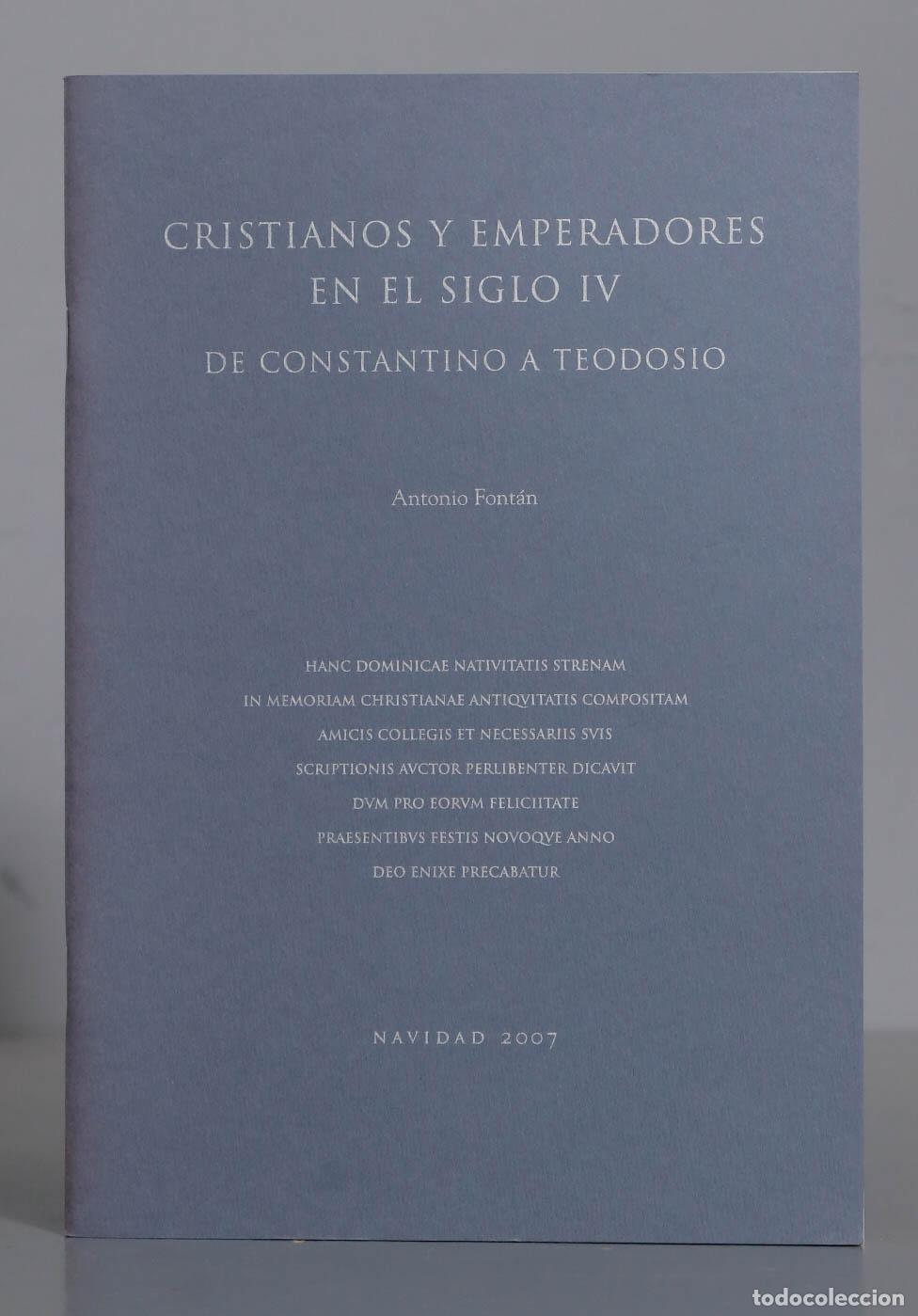 Gebrauchte B&uuml;cher: CRISTIANOS Y EMPERADORES EN EL SIGLO IV DE CONSTANTINO A TEODOSIO