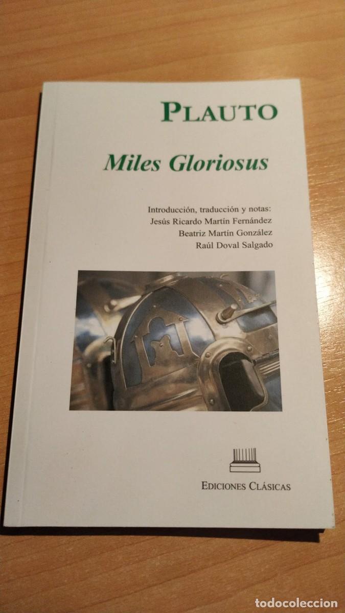 Libros de segunda mano: MILES GLORIOSUS, PLAUTO - Foto 1