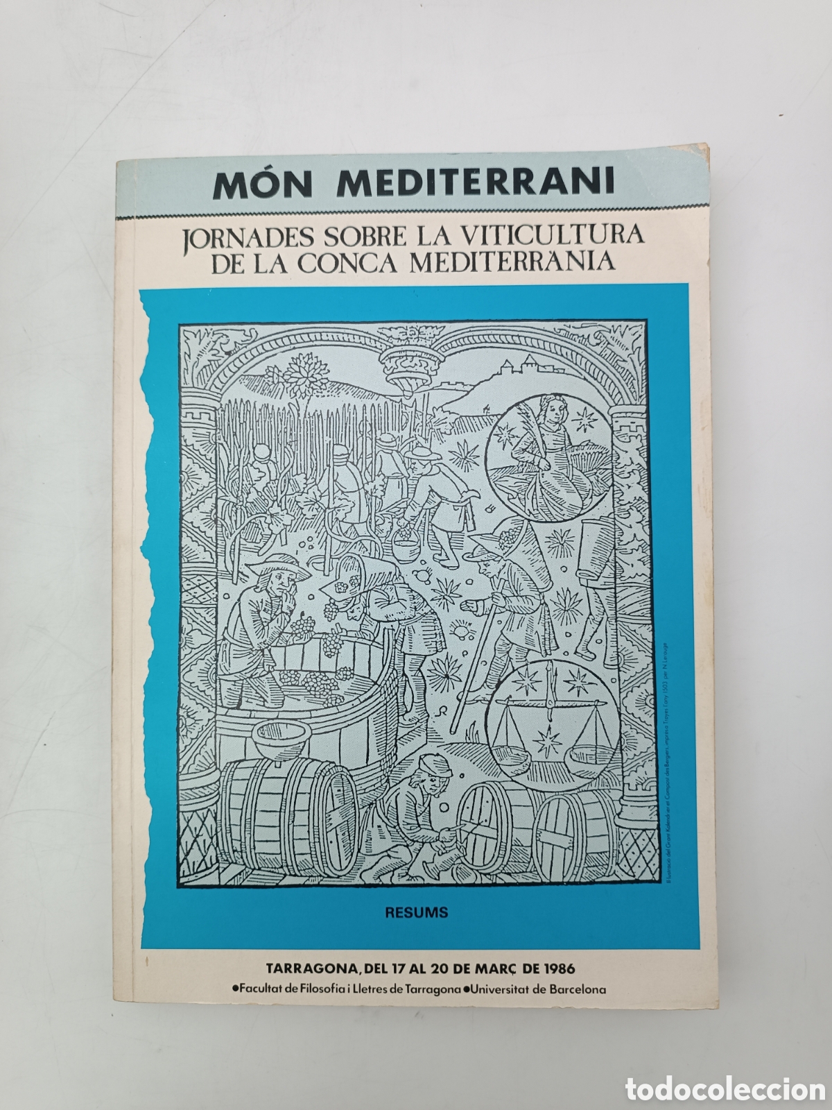 Libri di seconda mano: M&oacute;n mediterrani jornades sobre viticultura de la conca mediterr&agrave;nia