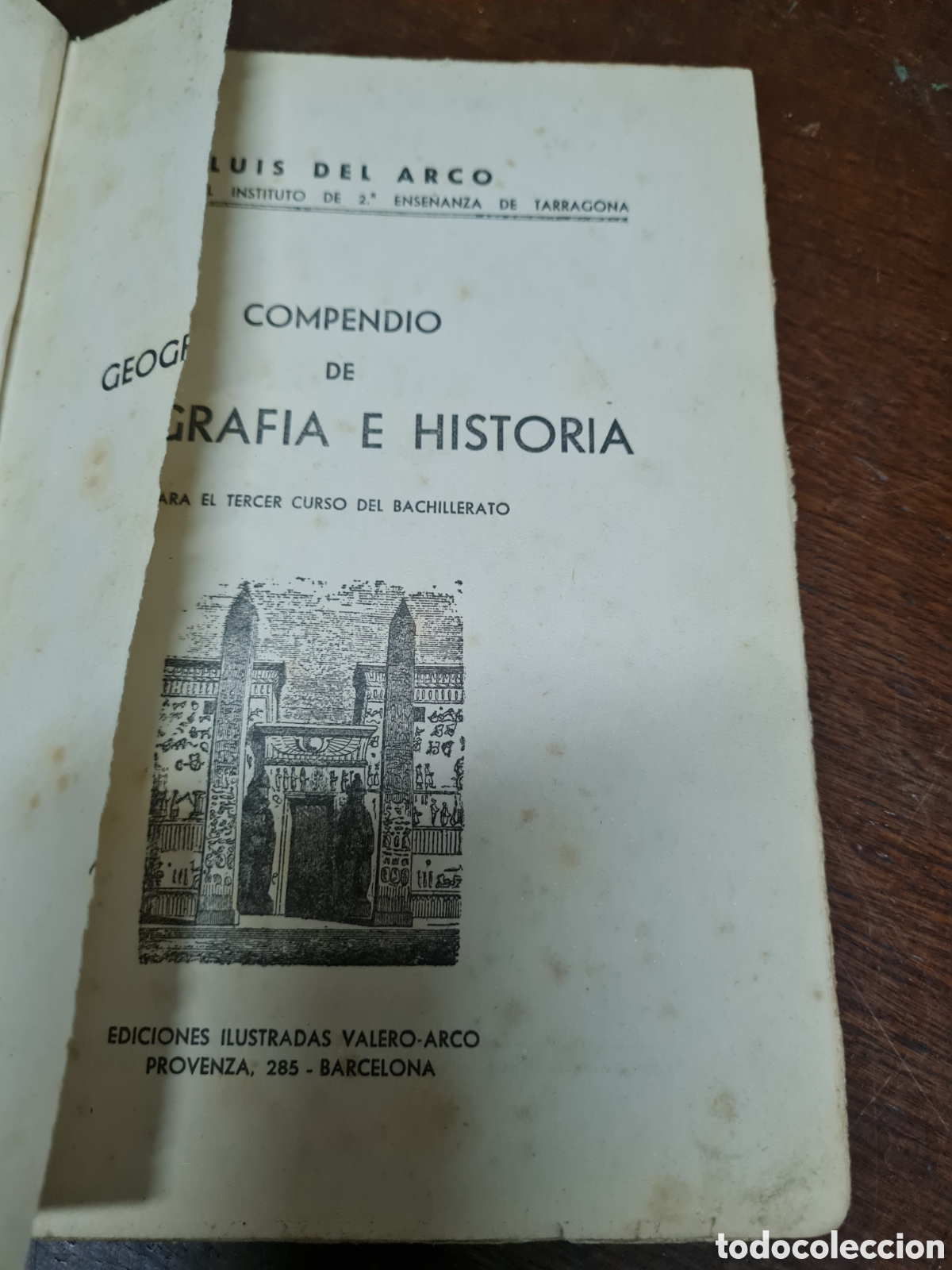 Libros de segunda mano: Geografia e Historia ( LUIS DEL ARCO) - Foto 2
