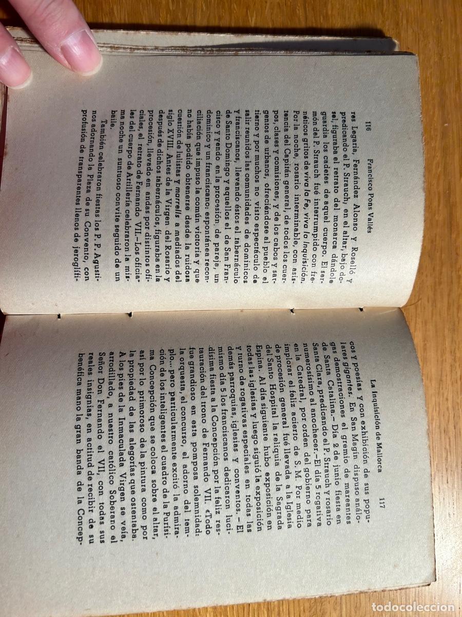 Libros de segunda mano: La inquisici&oacute;n de Mallorca - Foto 3
