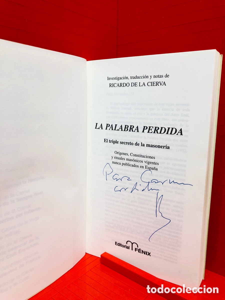 Libros de segunda mano: LA PALABRA PERDIDA - ● RICARDO DE LA CIERVA - JERUSALEM - Foto 3