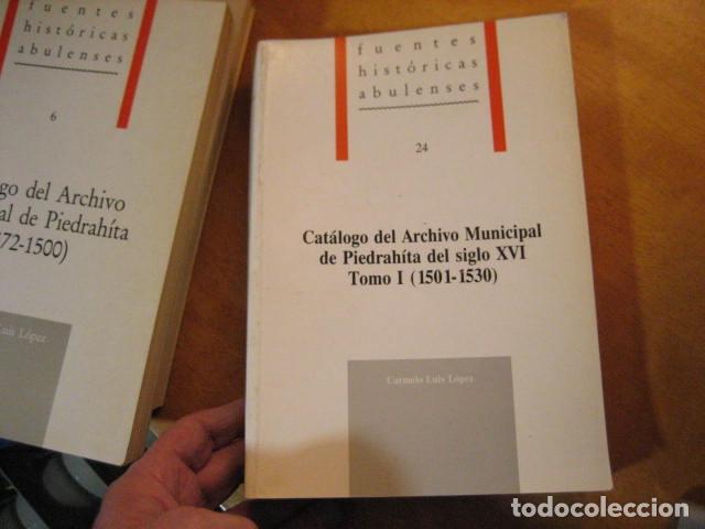 Libri di seconda mano: Cat&aacute;logo del archivo municipal de Piedrah&iacute;ta del siglo XVI. Tomo I (1501-1530)
