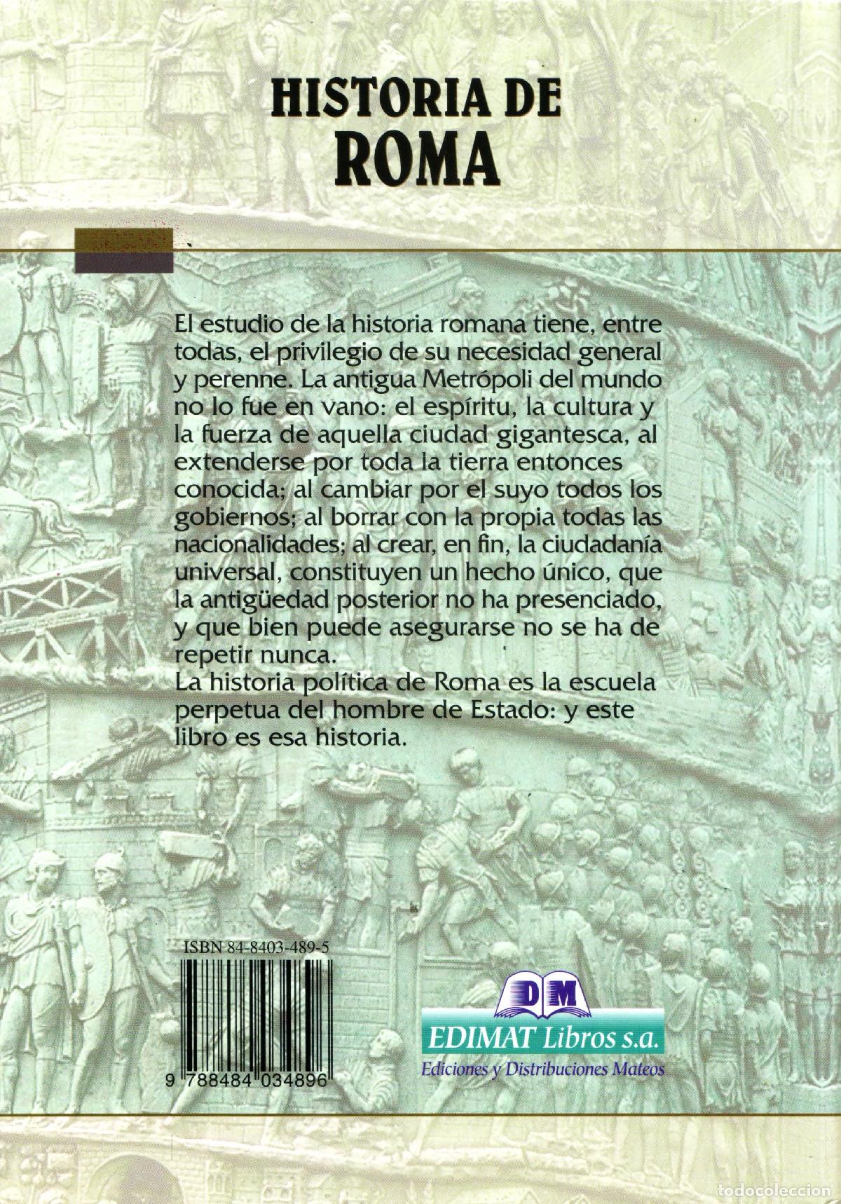Libros de segunda mano: Historia de Roma - Bertolini, Francisco - Foto 3