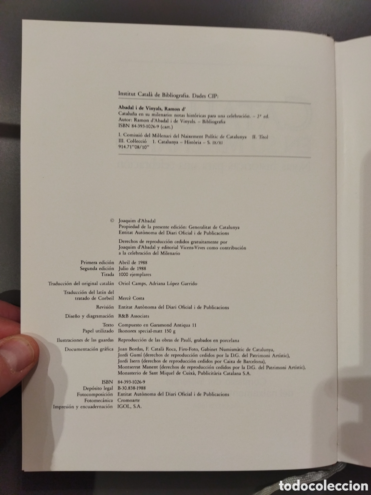Libros de segunda mano: Catalu&ntilde;a en su Milenario - Foto 3