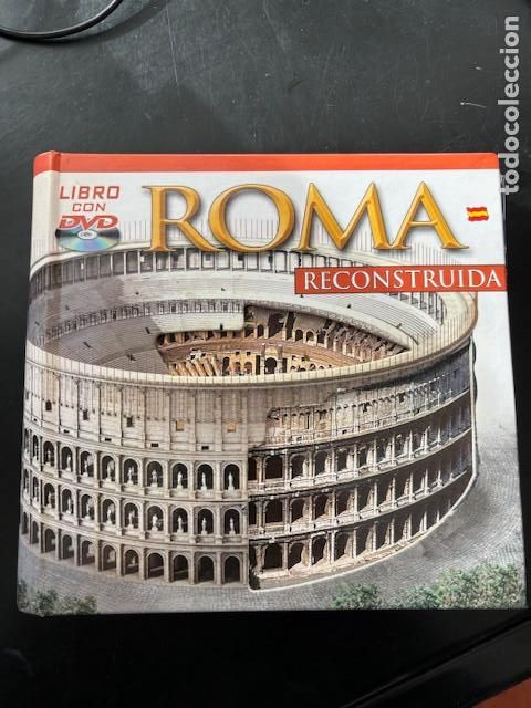 Libros de segunda mano: Roma reconstruida - Libro con DVD - Foto 1
