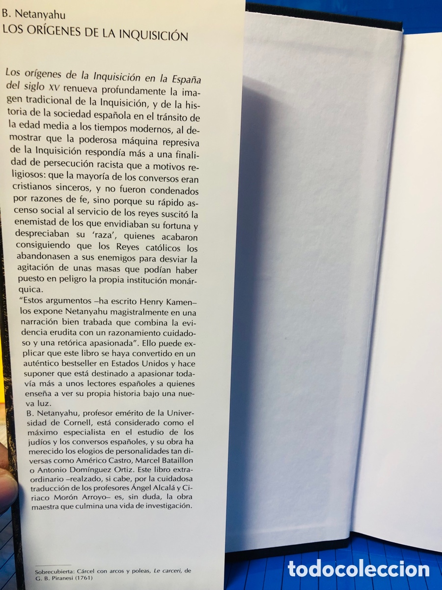 Libros de segunda mano: LOS ORIGENES DE LA INQUISICION ● B. NETANYAHU - Foto 3