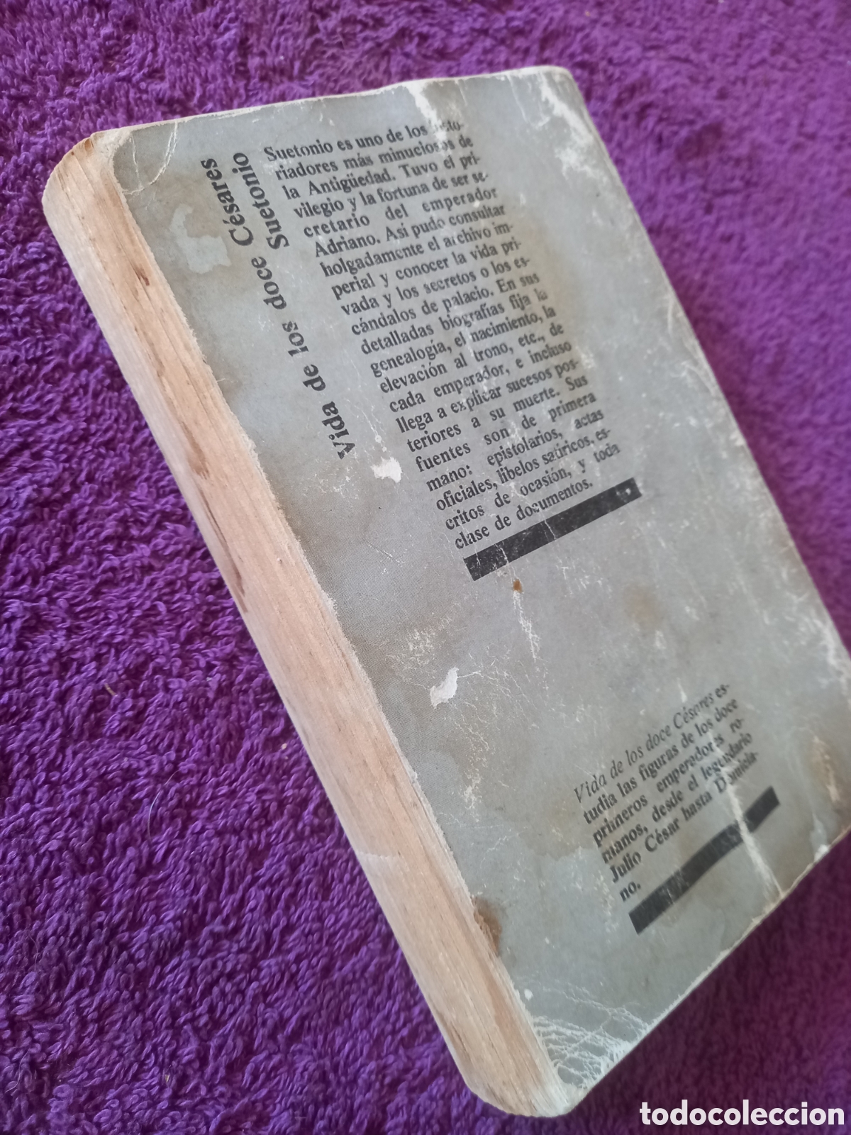 Libros de segunda mano: Vida de los doce c&eacute;sares. Suetonio. - Foto 4