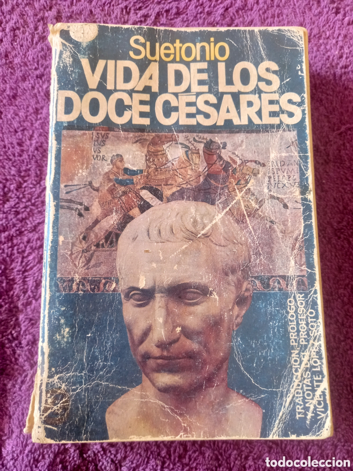 Libros de segunda mano: Vida de los doce c&eacute;sares. Suetonio. - Foto 1