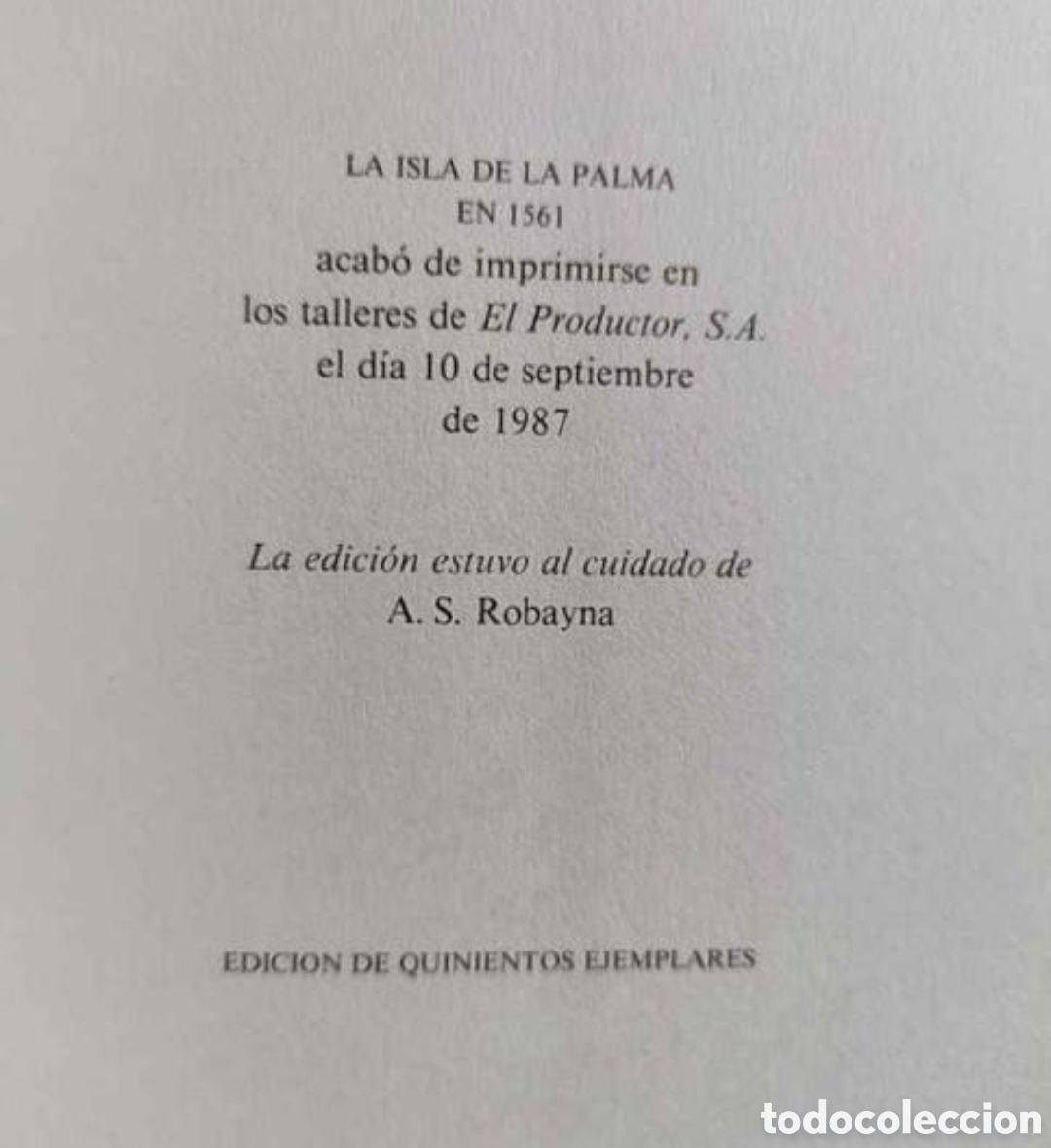 Libros de segunda mano: La isla de La Palma en 1561 - Foto 5