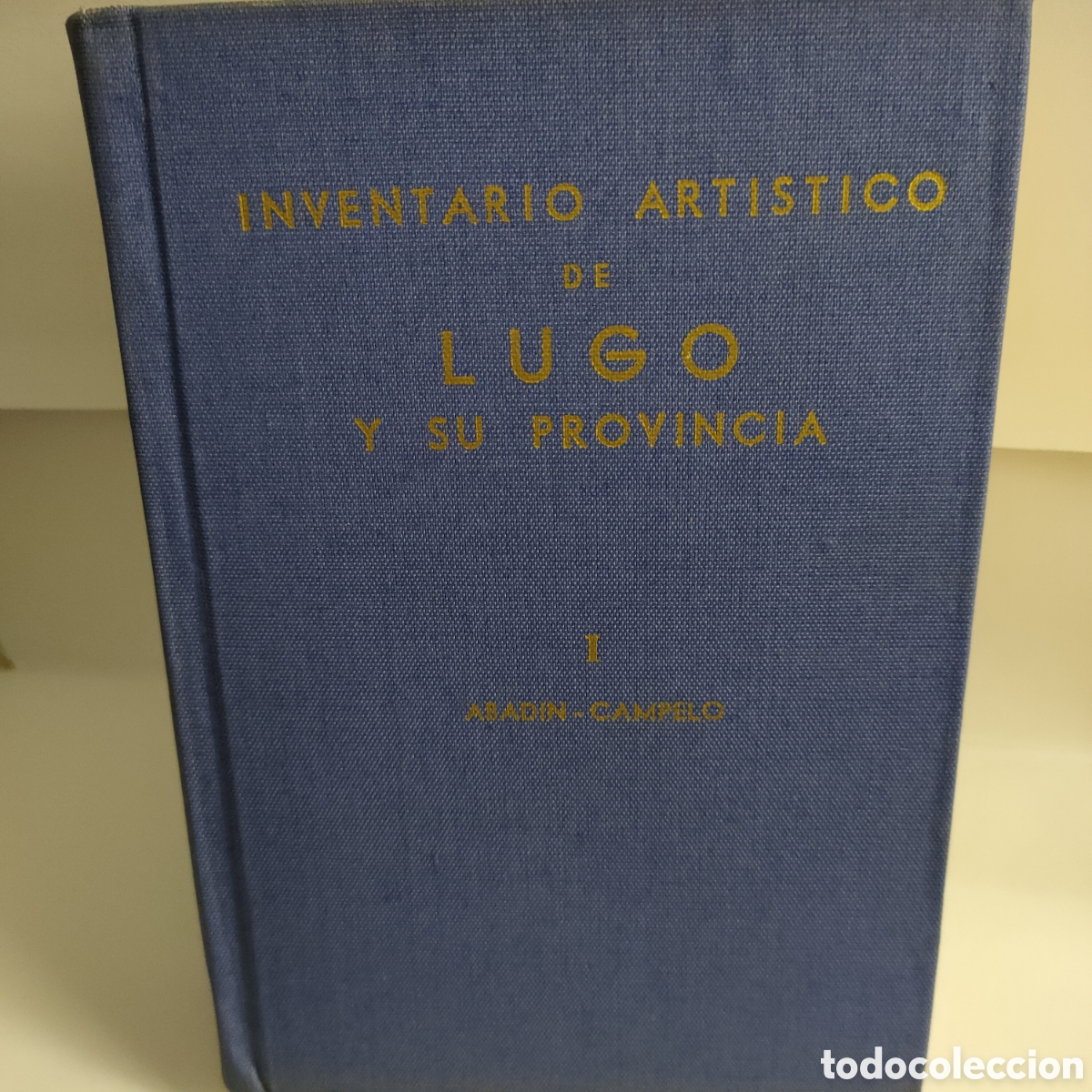Second hand books: Inventario art&iacute;stico de Lugo y su provincia. Tomo I . Incluye gran mapa desplegable