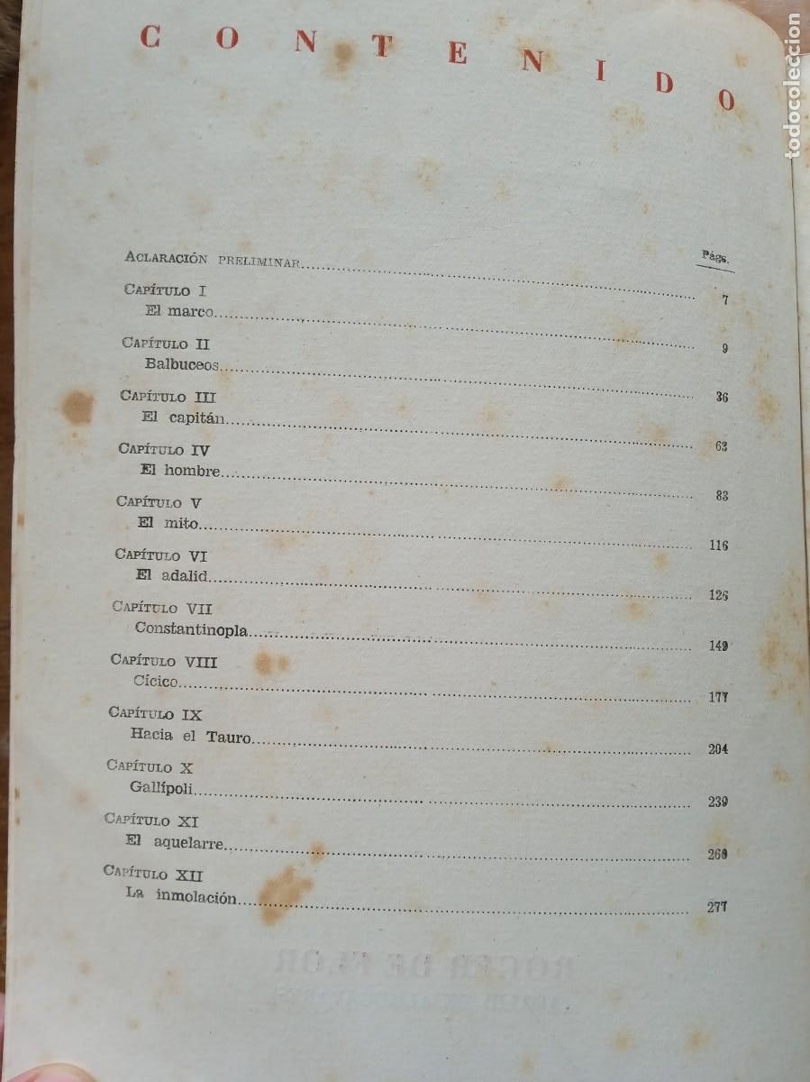 Libros de segunda mano: Roger de flor, Carlos Caba. Morata Madrid - Foto 3