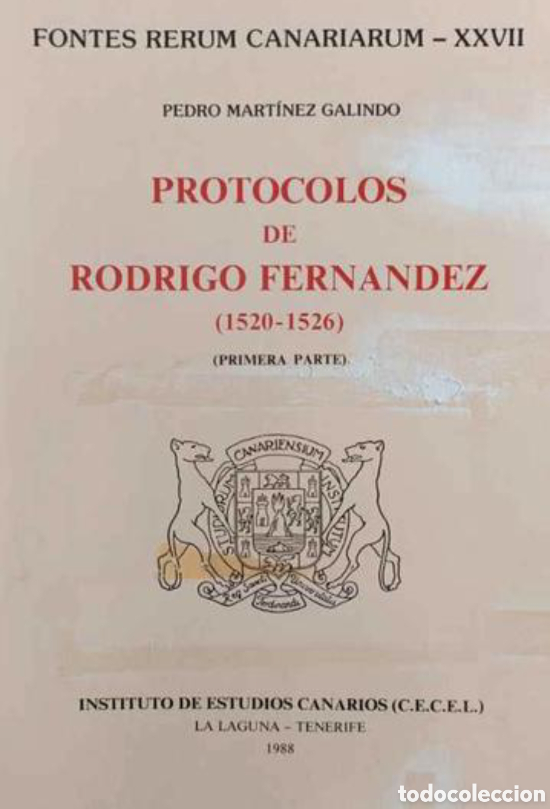 Libros de segunda mano: Protocolos de Rodrigo Fern&aacute;ndez - Foto 1