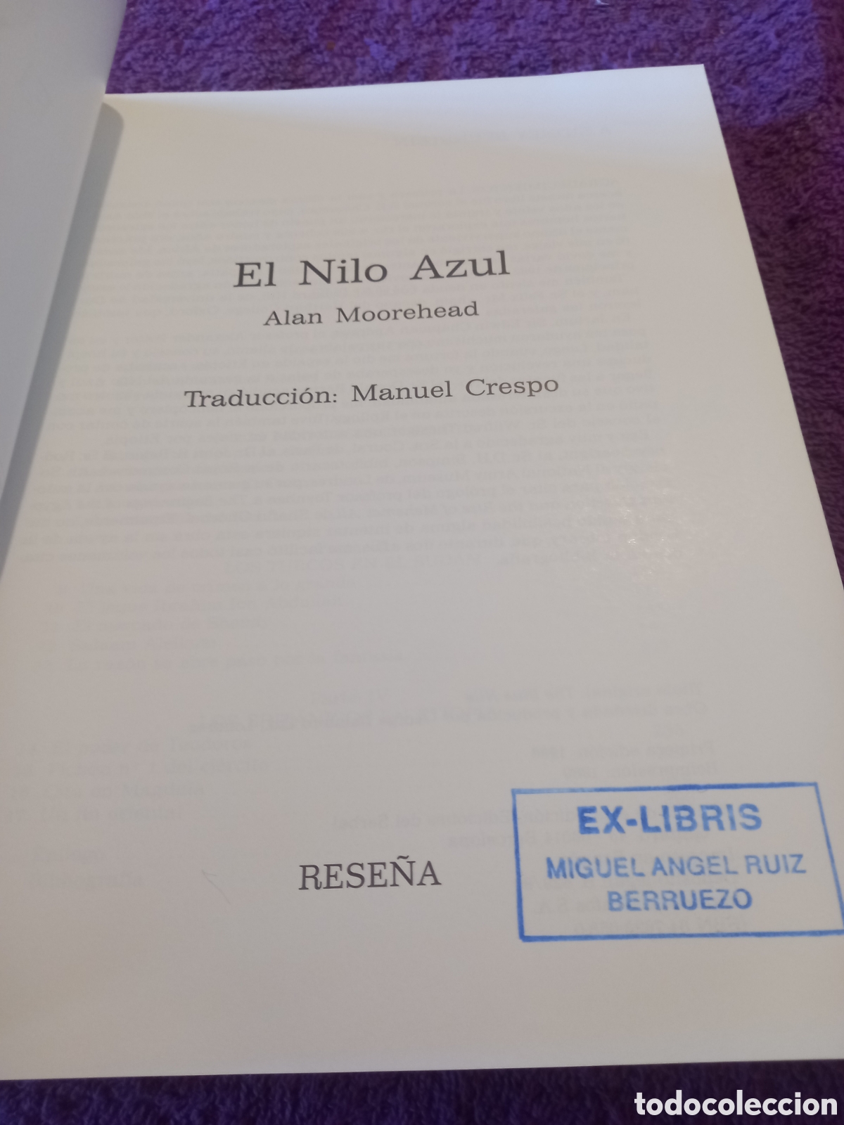 Libros de segunda mano: El Nilo azul. Alan Moorehead. - Foto 5