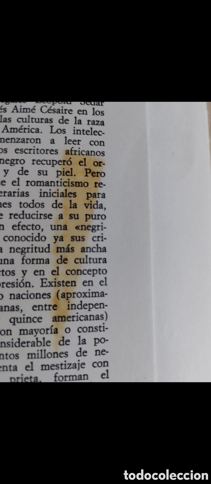 Libros de segunda mano: &rdquo;La Negritud&rdquo;.Luis Mar&iacute;a Anson. - Foto 9