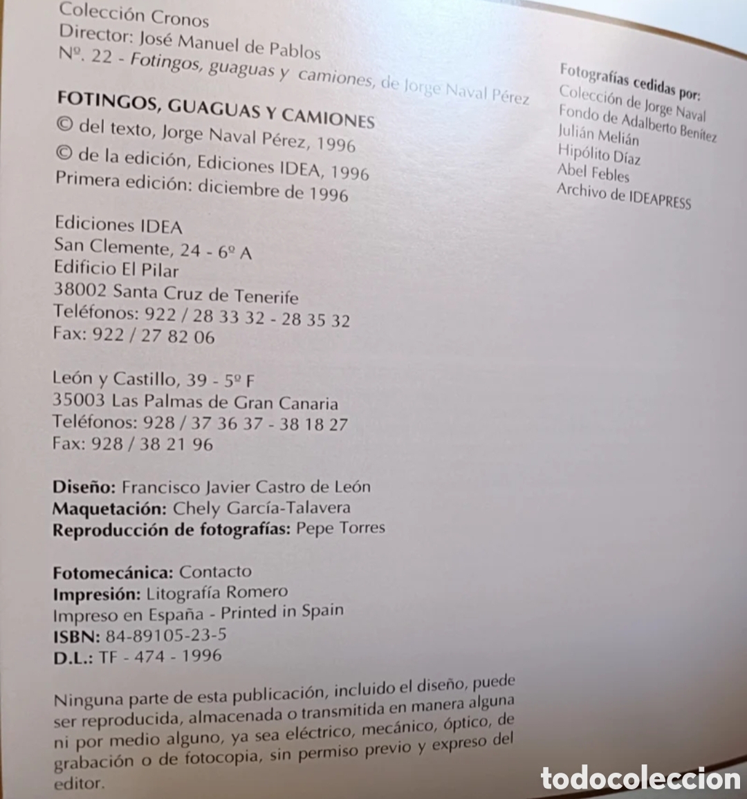 Libros de segunda mano: Fotingos, guaguas y camiones - Foto 3