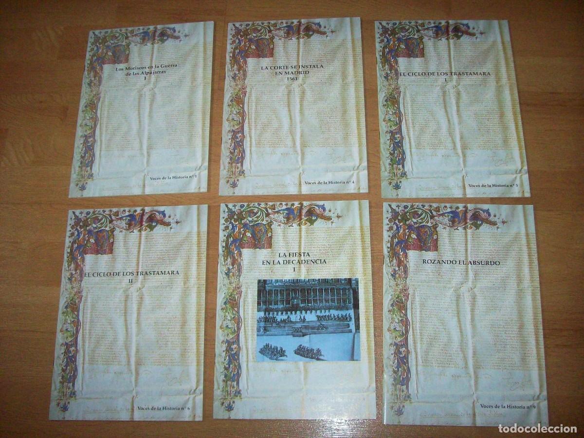 Libri di seconda mano: VOCES DE LA HISTORIA&rdquo; HISTORIA ESPA&Ntilde;A DEMOSTRADA CON DOCUMENTOS ORIGINALES. N&ordm; 1,4,5,6,8 Y 9