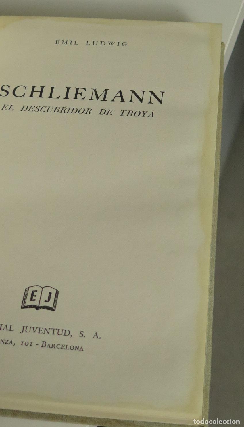 Libros de segunda mano: SCHLIEMANN EL DESCUBRIDOR DE TROYA - Foto 2