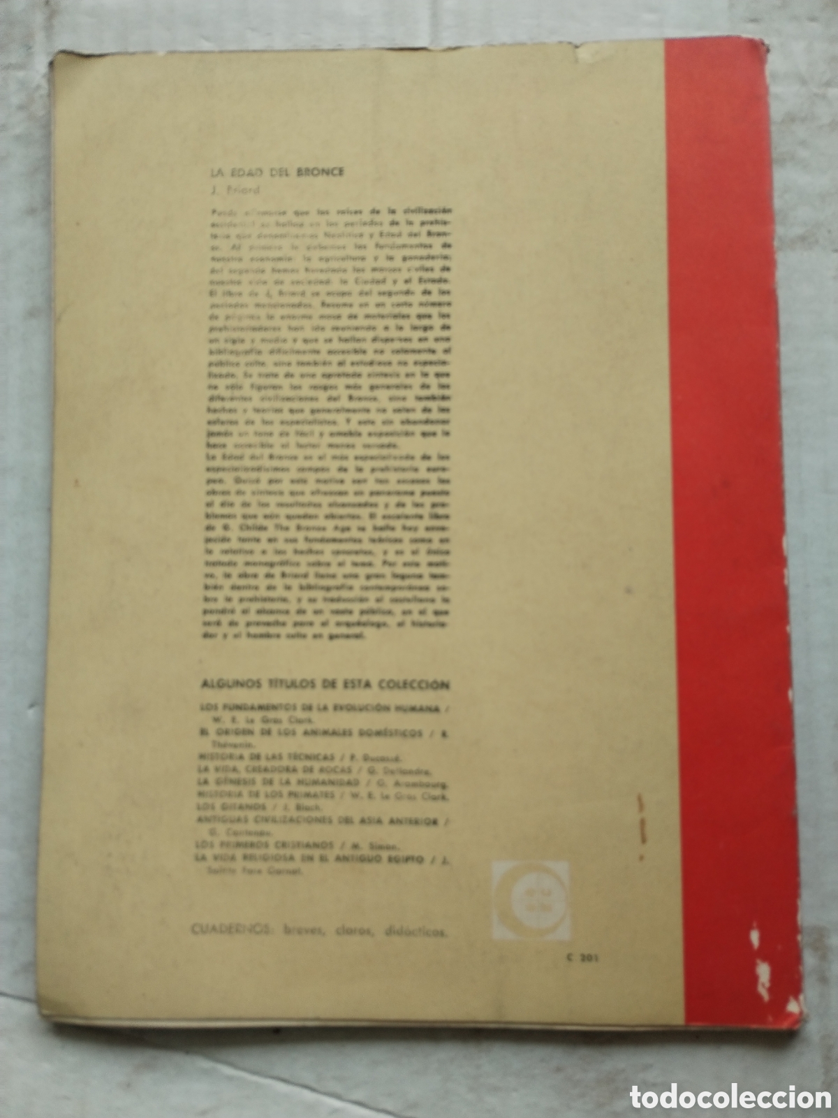 Libros de segunda mano: LA EDAD DEL BRONCE/J. BRIARD - Foto 4