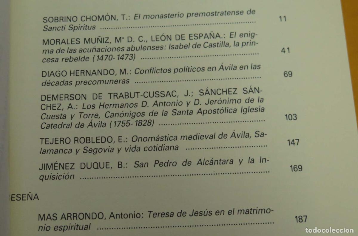 Libros de segunda mano: CUADERNOS ABULENSES N&uacute;mero 19 ENERO-JUNIO 1993 - Foto 2
