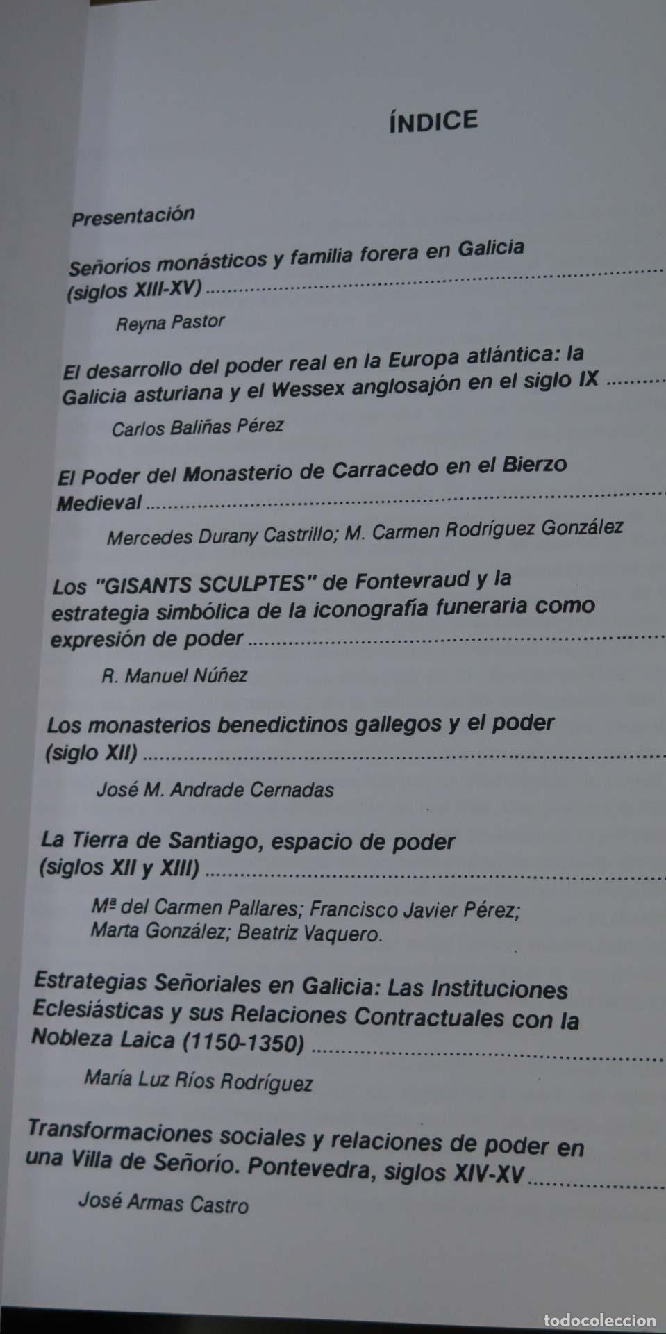Libros de segunda mano: PODER Y SOCIEDAD EN LA GALICIA MEDIVAL - Foto 2