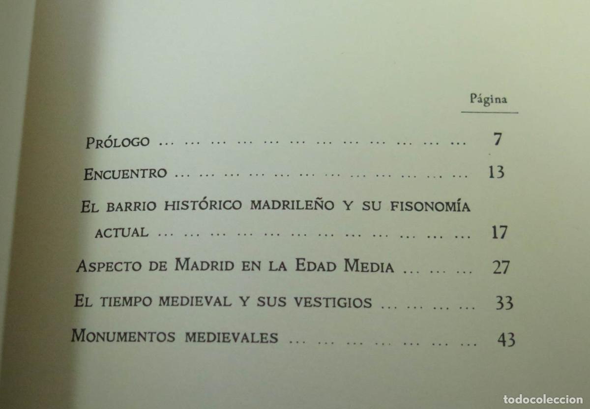 Libros de segunda mano: LA EDAD MEDIA EN MADRID - Foto 2