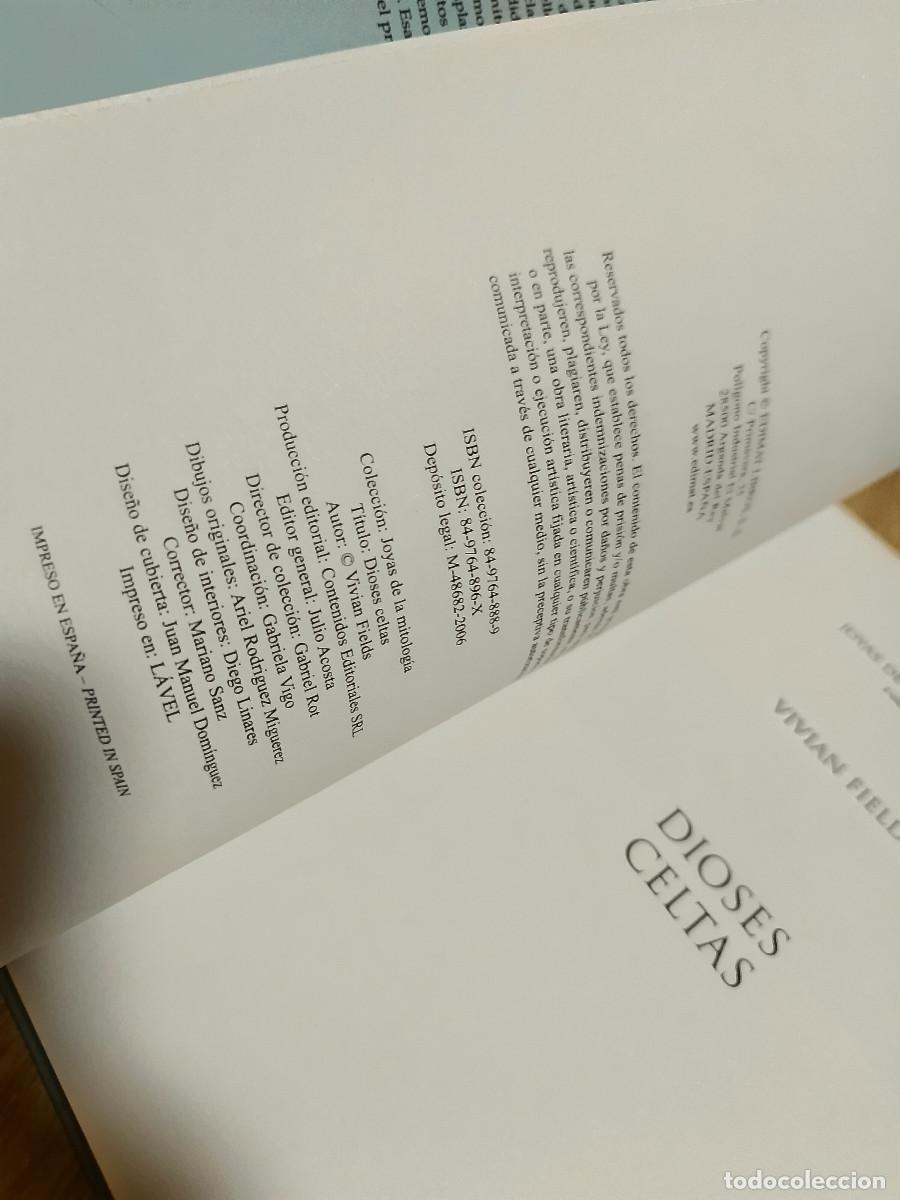 Libros de segunda mano: Dioses celtas (Joyas de la mitologia) de Vivian Fields - Foto 3
