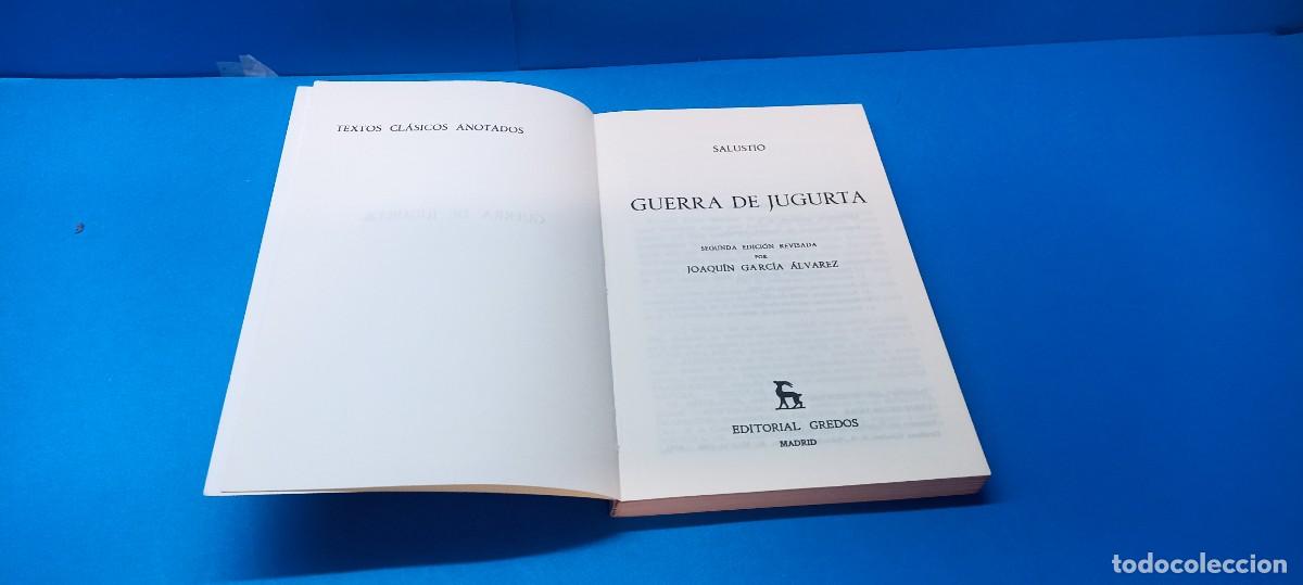 Libros de segunda mano: SALUSTINO.- GUERRA DE JUGURTA - Foto 2