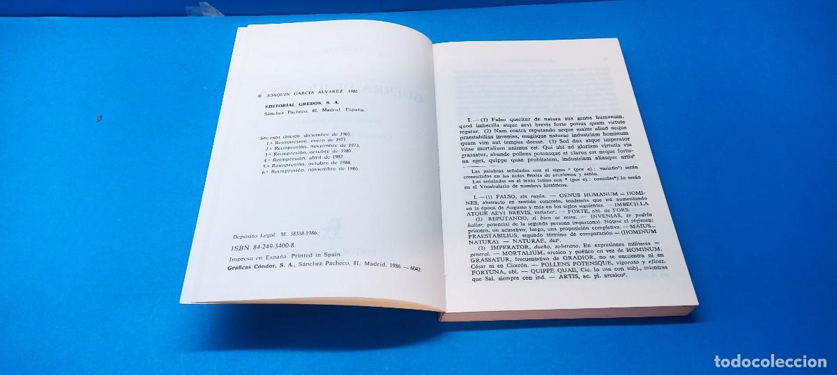 Libros de segunda mano: SALUSTINO.- GUERRA DE JUGURTA - Foto 3