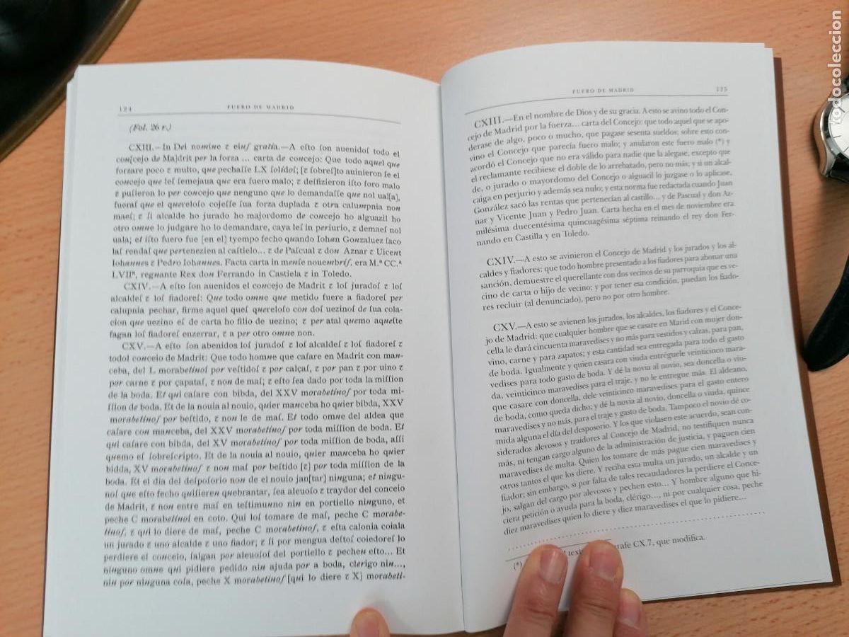 Libros de segunda mano: Fuero de Madrid, 1202, facs&iacute;mil - Foto 3
