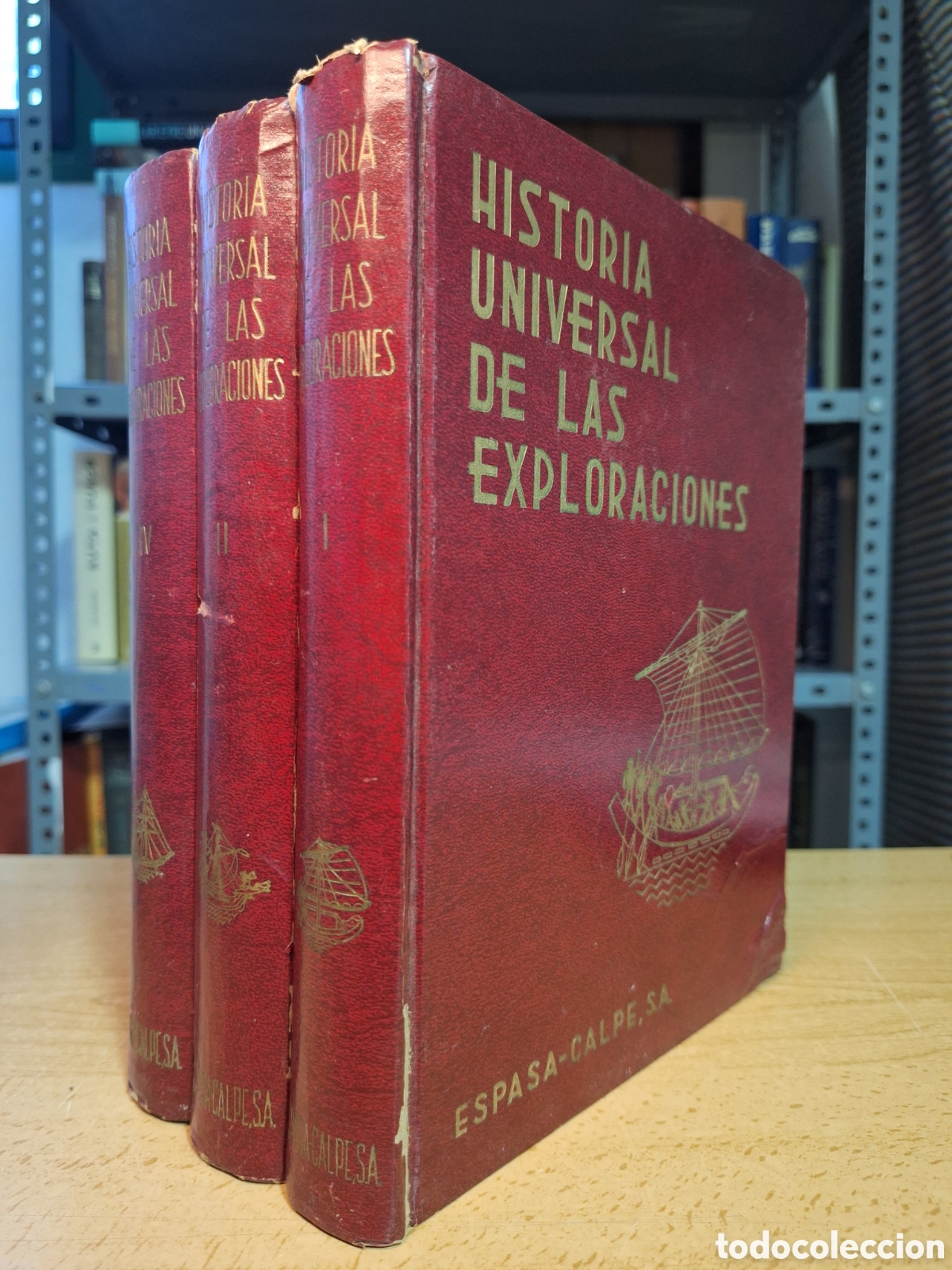 Livres d'occasion: Historia universal de las exploraciones (3 vol&uacute;menes)