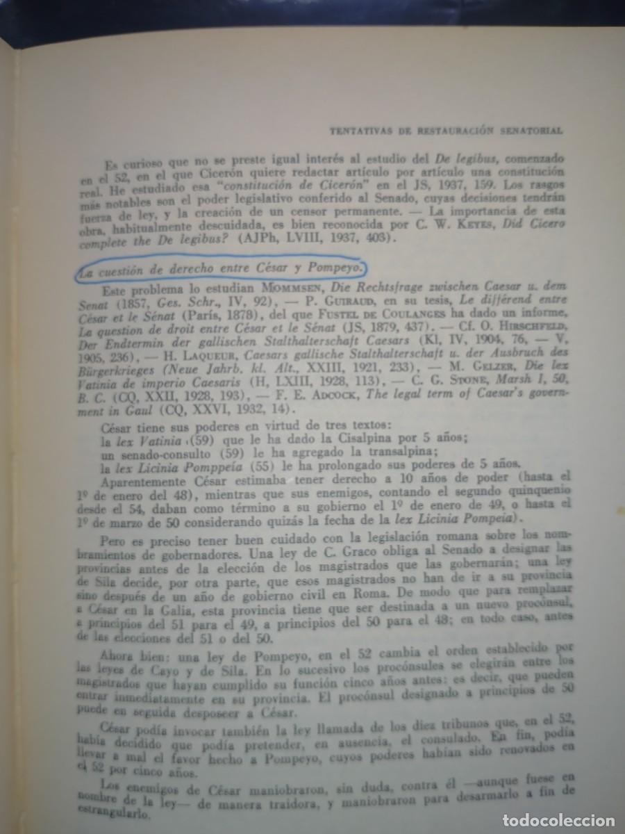 Libros de segunda mano: ANDR&Eacute; PIGANIOL. HISTORIA DE ROMA .EUDEBA - Foto 12