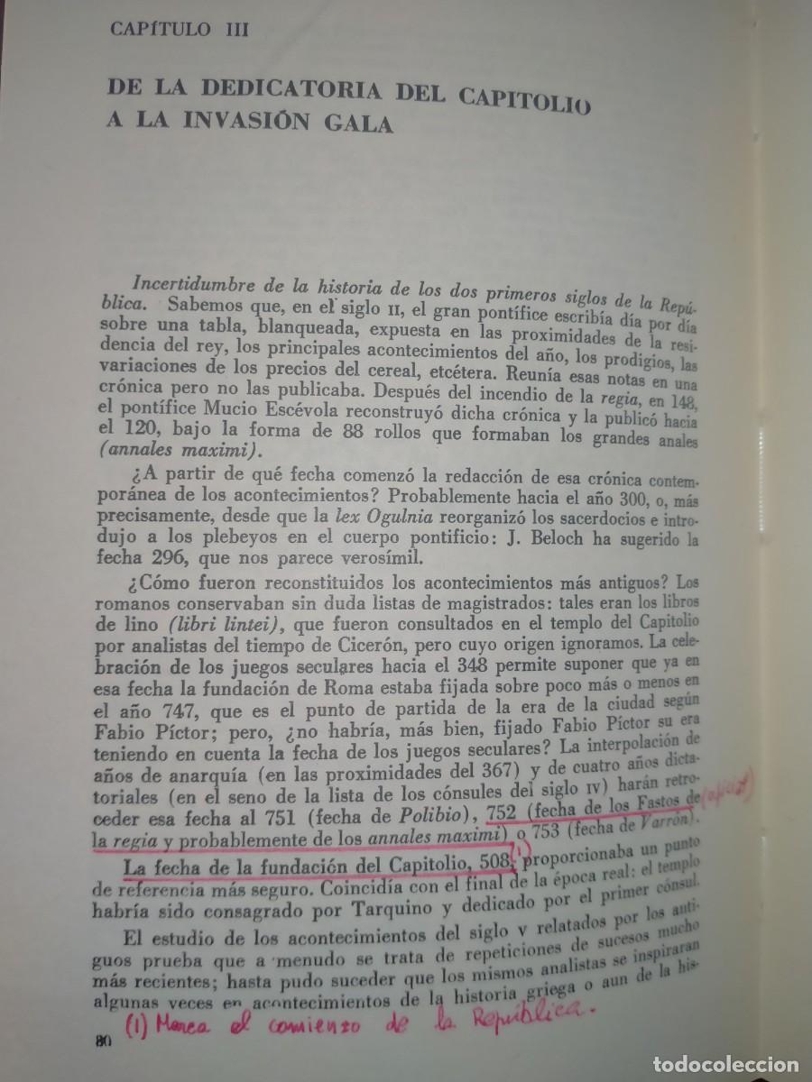 Libros de segunda mano: ANDR&Eacute; PIGANIOL. HISTORIA DE ROMA .EUDEBA - Foto 13