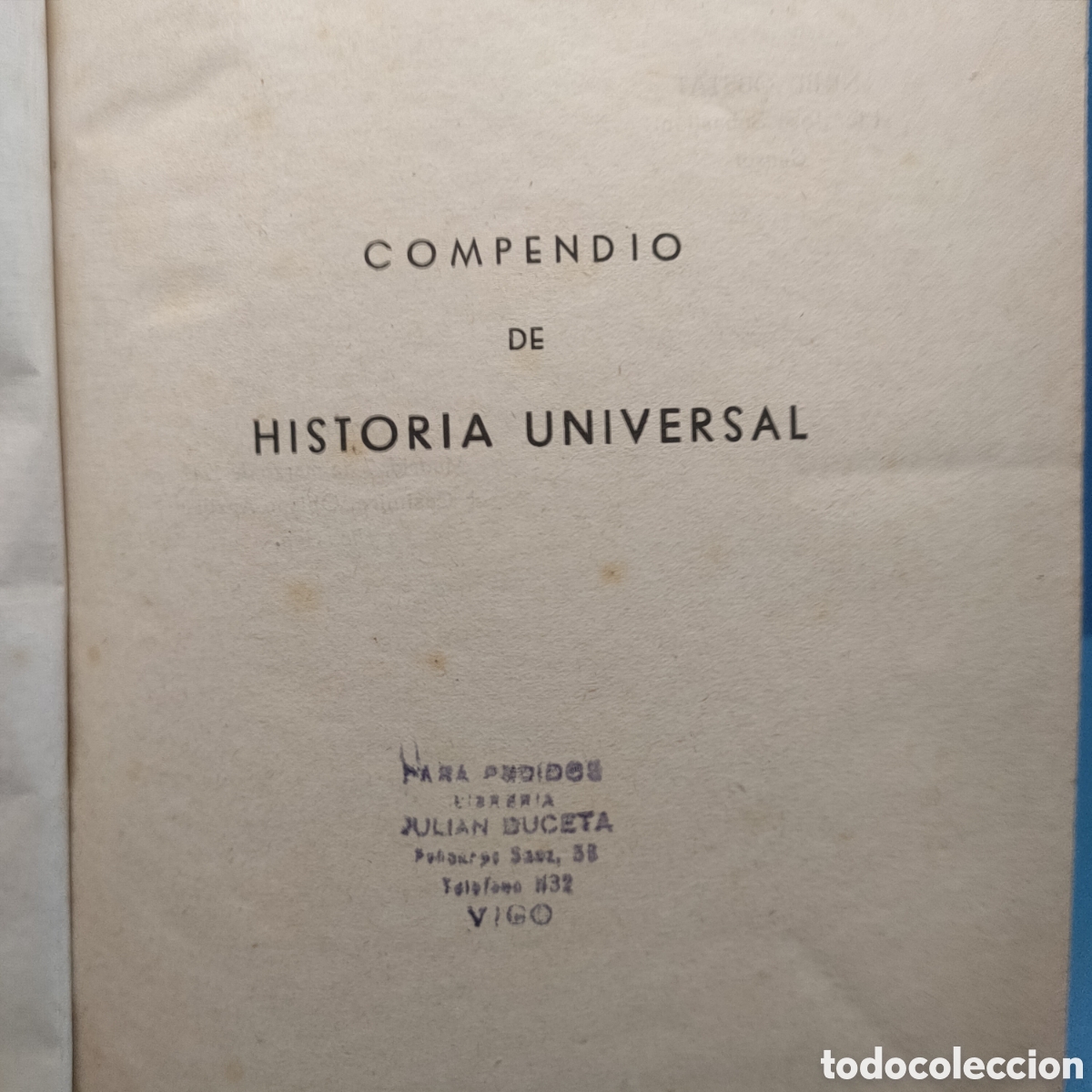 Libros de segunda mano: Compendio de HISTORIA UNIVERSAL. Ediciones Bru&ntilde;o. 1949. - Foto 2