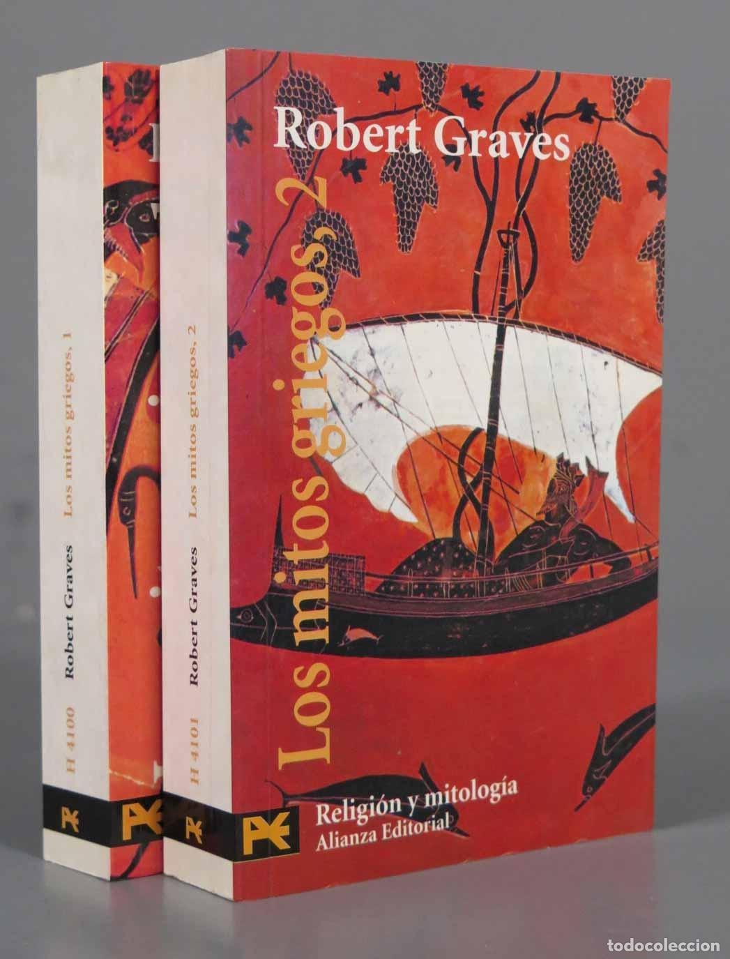 Libros de segunda mano: Los mitos griegos, 2 TOMOS. GRAVES - Foto 1
