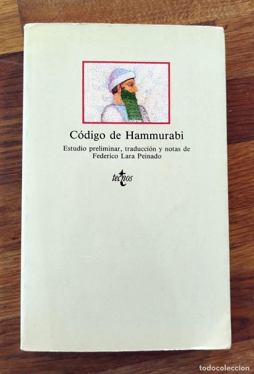 Libros de segunda mano: C&oacute;digo de Hammurabi, Tecnos, 1986 - Foto 1