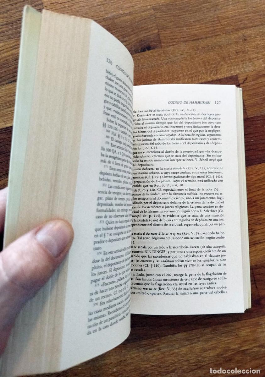 Libros de segunda mano: C&oacute;digo de Hammurabi, Tecnos, 1986 - Foto 2