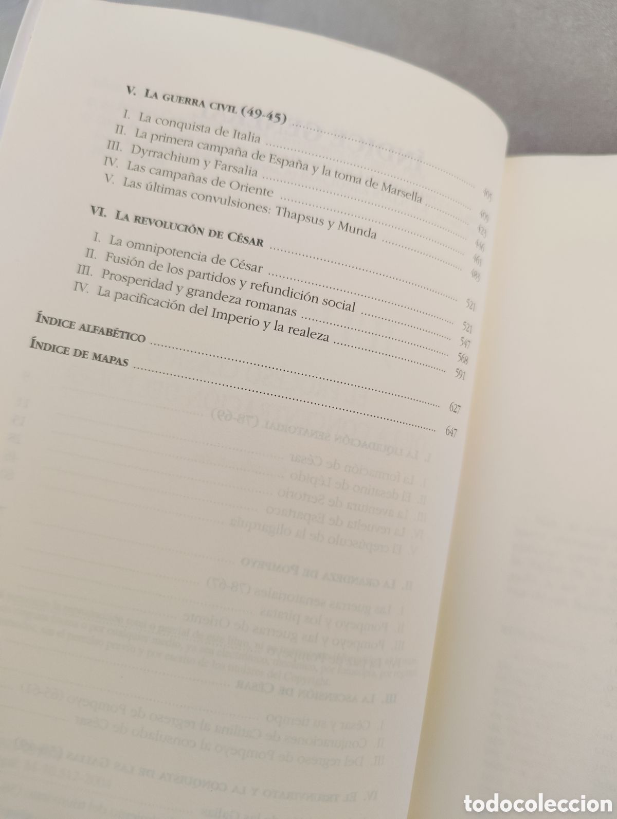 Libros de segunda mano: JULIO C&Eacute;SAR. JEROME CARCOPINO. EL PROCESO CLASICO DE LA CONCENTRACI&Oacute;N DEL PODER. - Foto 7